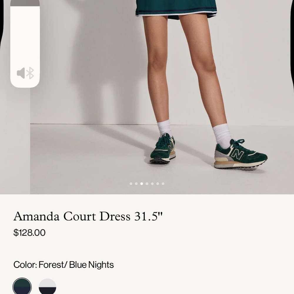 Varley Green Sleeveless Dress - Picture 7 of 11